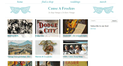 Desktop Screenshot of causeafrockus.com